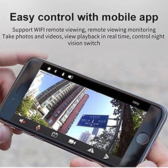 Mini Wireless Hidden Camera WiFi IP Home Security DVR Night Vision HD USB 1080P - Picture 10 of 12